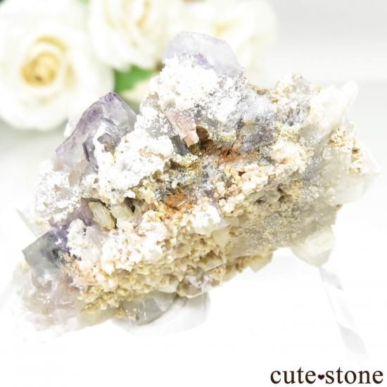 ナミビア Okorusu Mine｜Lucky Hole Pocket産 フローライト＆クォーツ