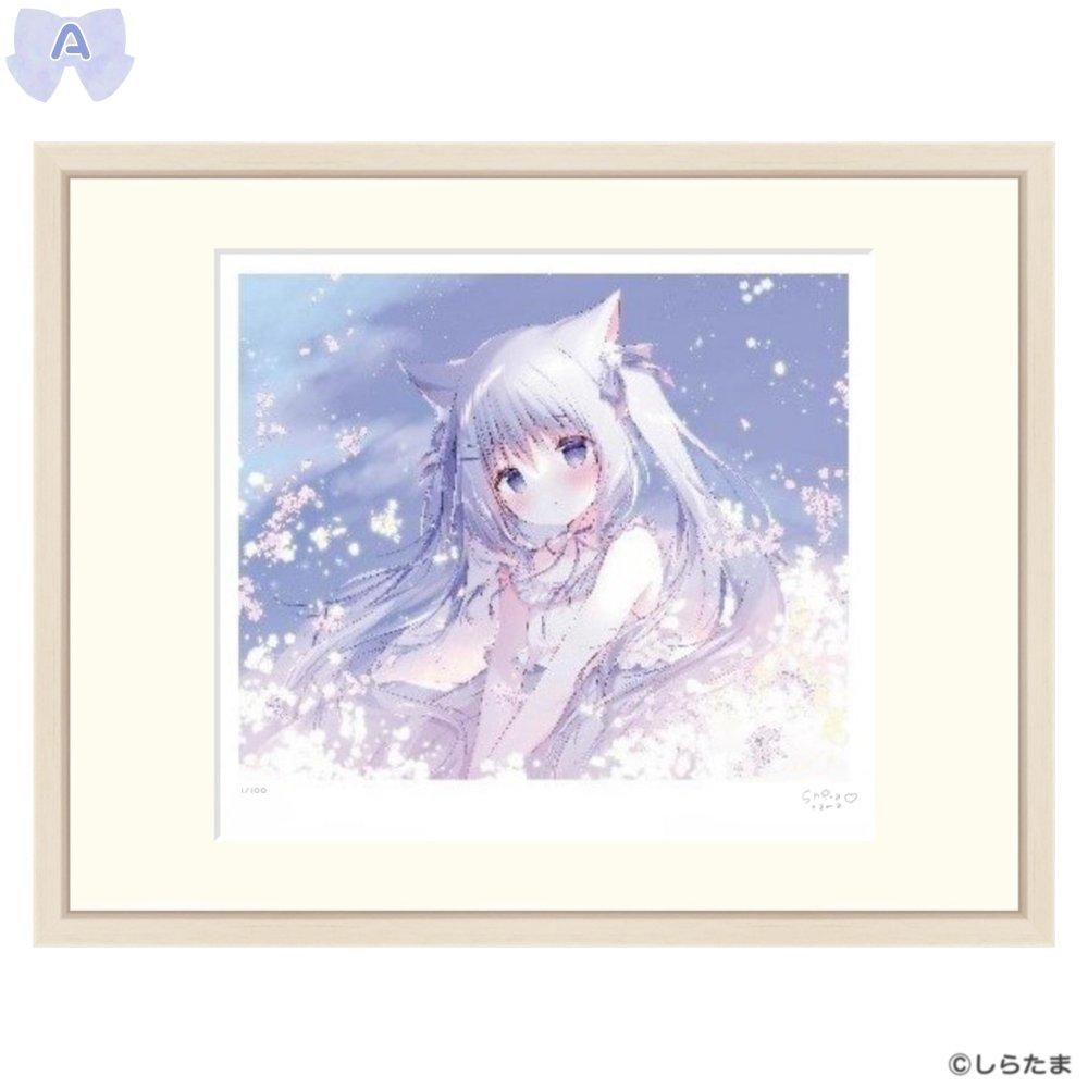 星空鉄道とシロの旅 しらたまこ 直筆サイン入り 複製原画 星空鉄道と