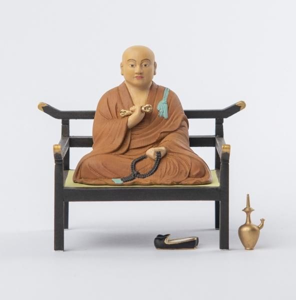 達磨大師像 達磨像 木彫り 木像 工芸品 置物 一点物 骨董 木喰