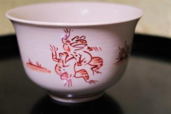 清水焼飯茶碗・手描き・