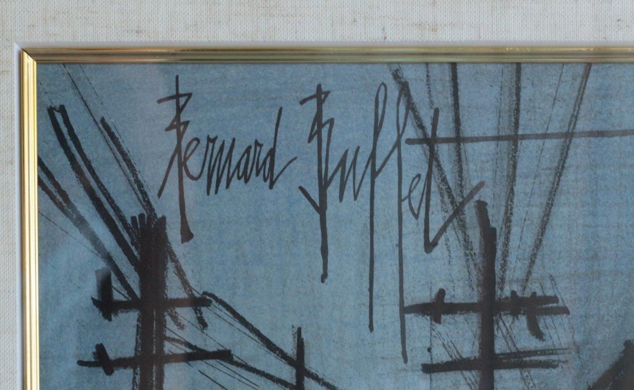 リトグラフ ベルナール・ビュフェ「村への道」商品番号33072101- 絵の