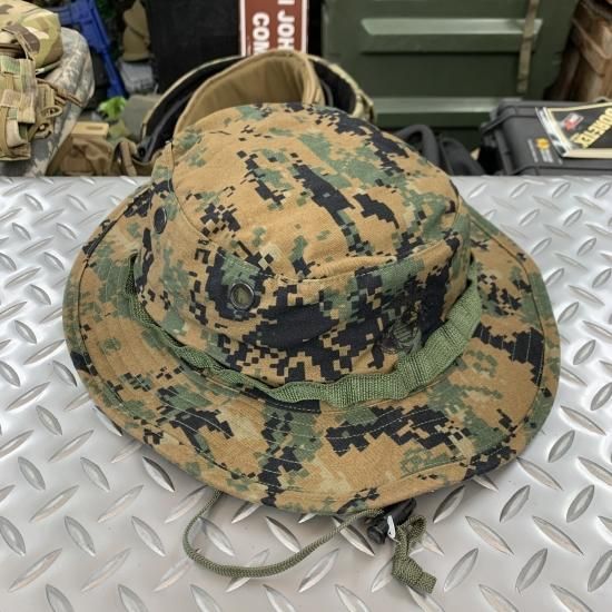 米軍実物 USMC/MARPAT ウッドランド ブーニーハット MEDIUM - S＆C