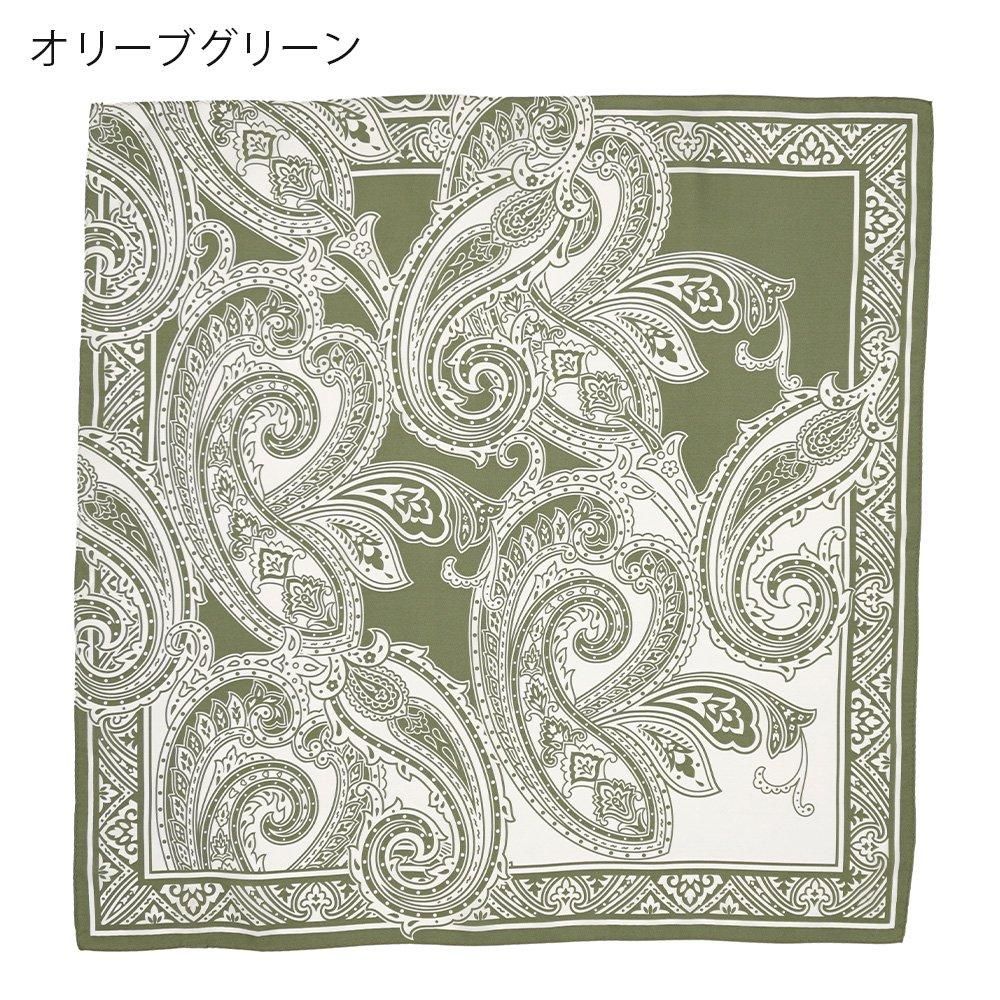 ワイルドペイズリー(FPR-062) Marcaオリジナル 小判 シルクツイル