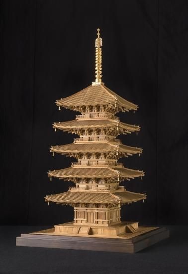 1/70興福寺五重塔(屋久杉) - 小林工芸
