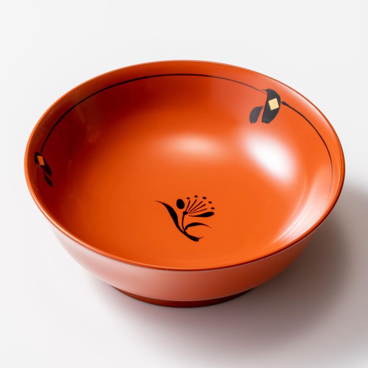 椿皿 5寸 赤 5枚 - 秀衡塗工房 丸三漆器 オンラインストア