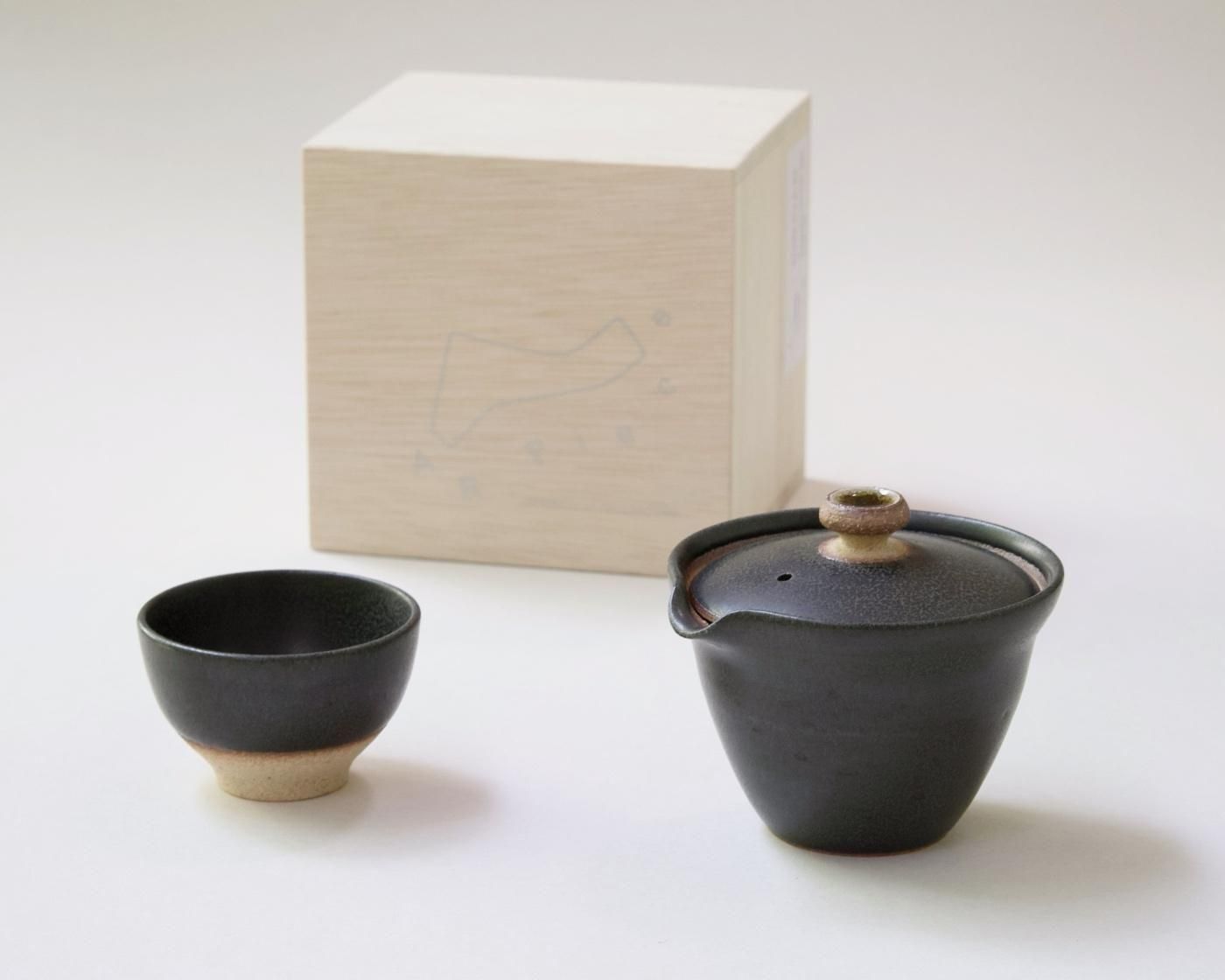 信楽焼 四耳壺 葉茶壺 信楽焼 四耳壺 葉茶壺 高良】信楽焼 古信楽