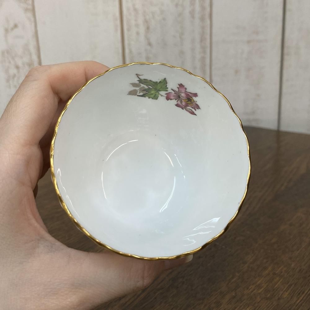 オールドミントン ドットプレート 19世紀 25cm アンティーク食器