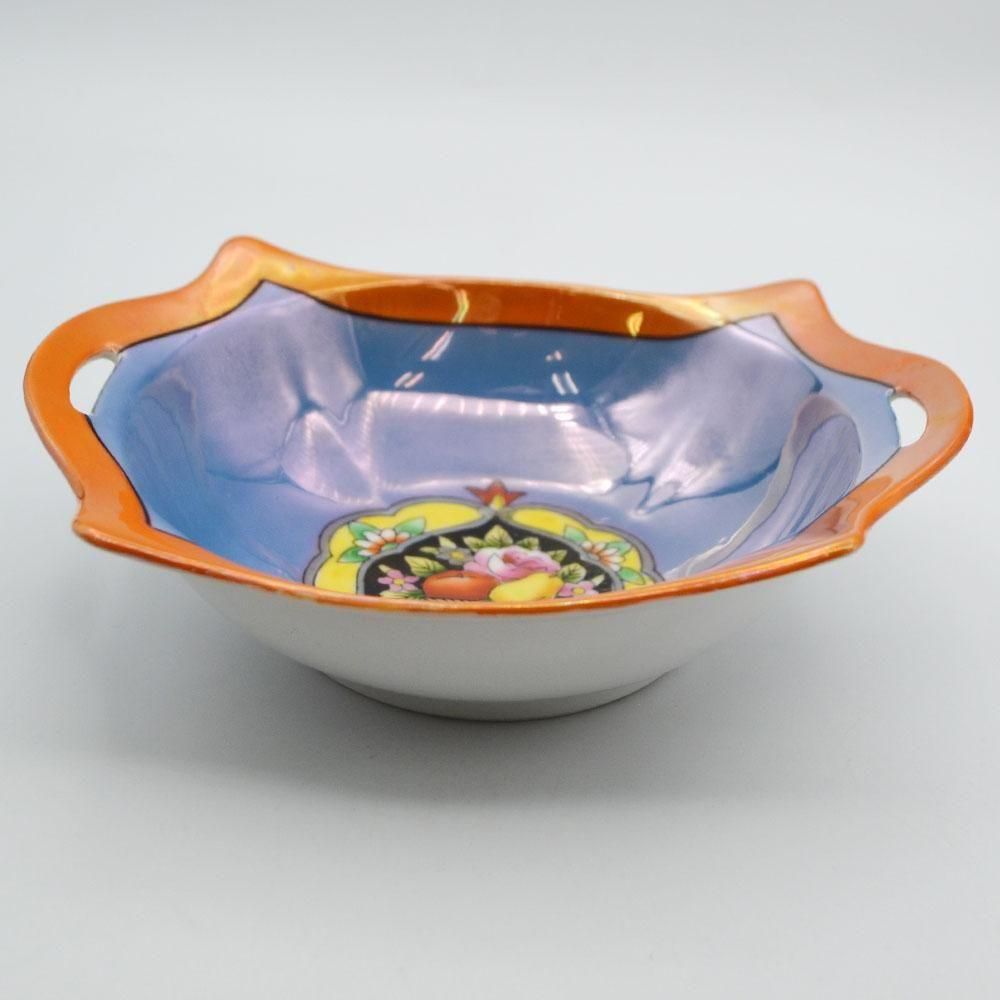 CM291】オールドノリタケ 鉢 皿 19cm 1918年 ナッツ 陶磁器 ナッツ皿