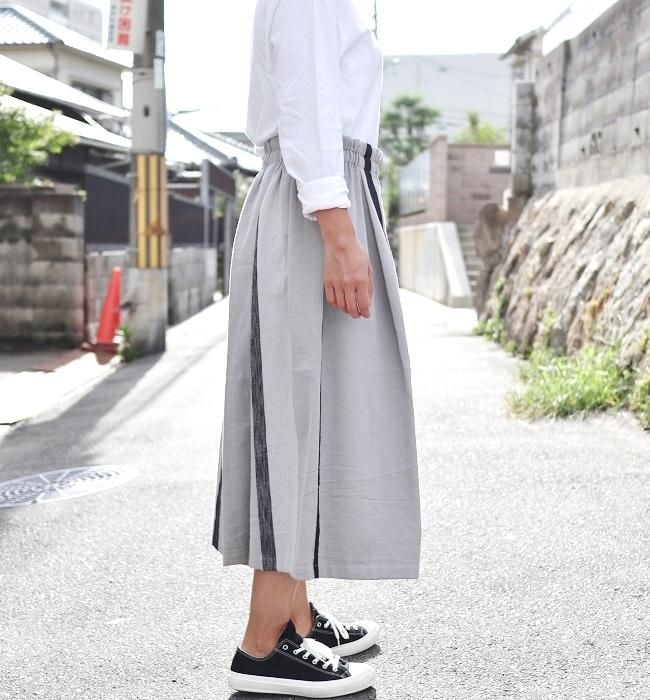 tamaki niime (タマキ ニイメ) wide pants (ワイドパンツ) ライト