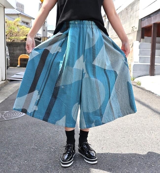 タマキニイメ ワイドパンツ ロング コットン100% tamaki niime cotton