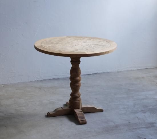 ろくろ脚のラウンドテーブルの通販 | ライフスタイルショップICCA