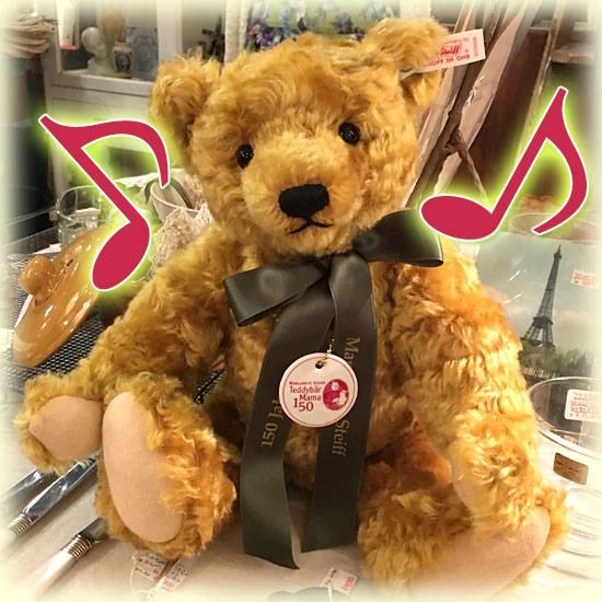 シュタイフ社生誕150周年記念 テディベアMARGARETESTEIFF
