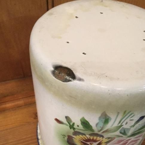 フランスJAPY社1930～'40年代ホーロー「ローズ＆パンジー