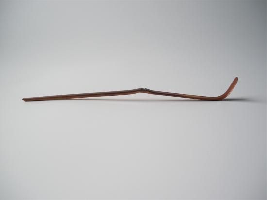 吉田高仙 作 茶杓「泪」利休写 共箱 共筒 略歴付 完品 茶道具 吉田高仙