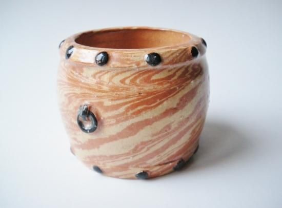 藪内流 十二代 猗々斎竹風紹智書付八島焼 太鼓蓋置 - 茶道具販売 栗林園