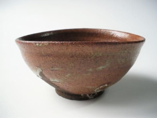 辻村唯師:辻村史朗自然釉小服茶わん共箱・布 辻村唯師: