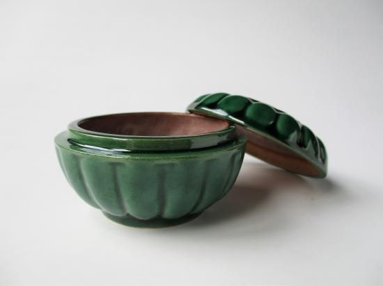 交趾 菊梅香合 (共箱)中村翠嵐 - 茶道具販売 栗林園