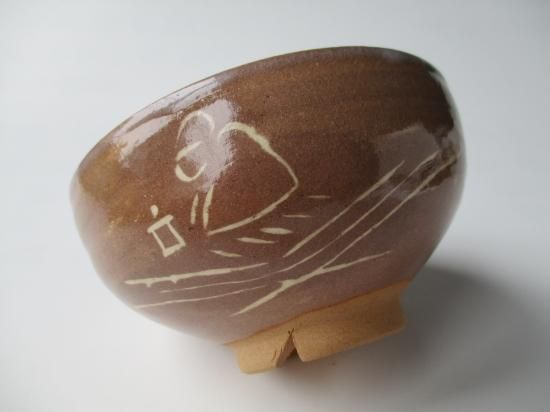 虫明焼茶碗 (共箱)森香泉 - 茶道具販売 栗林園