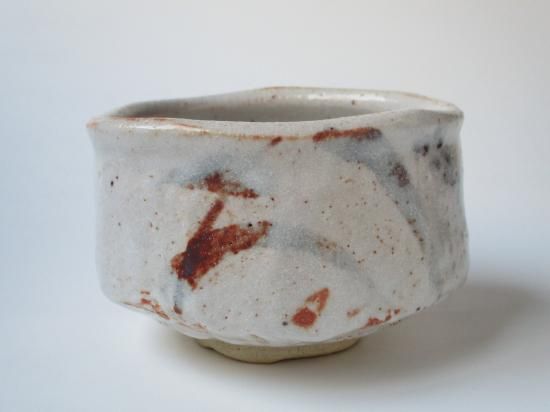 志野茶碗 (共箱)加藤十右衛門 - 茶道具販売 栗林園