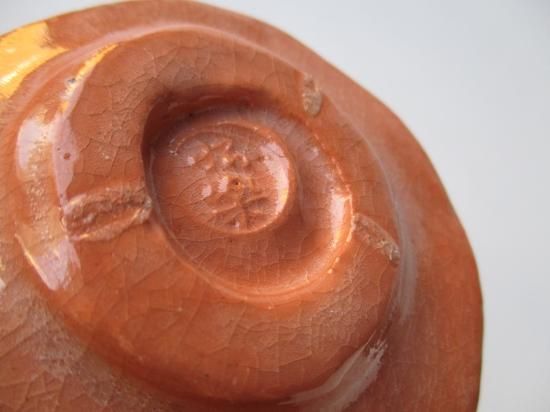 光悦 「雪片」写 赤楽筒茶碗 (共箱)佐々木昭楽 - 茶道具販売 栗林園