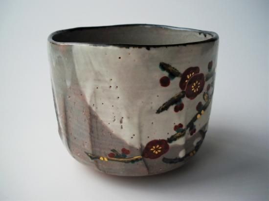 乾山写 梅月絵茶碗 (共箱)永楽即全 - 茶道具販売 栗林園