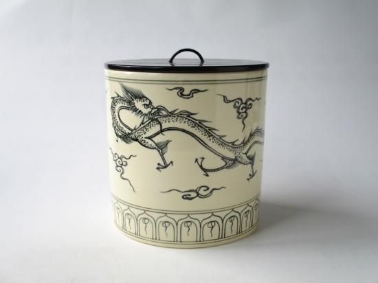 P205 水指 『阿漕窯造』『蘆瀑写水指』 共箱 茶道具 【公式通販】