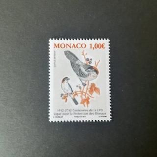 3820 外国切手 モナコ 1970年 国際動物保護協会20周年 凹版6種完