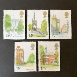 3284 外国切手 イギリス 1980年 女性作家 切手パック 3284 外国切手