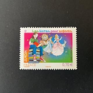 4383 外国切手 フランス 2003年 バレンタイン ハート型切手 2種完 4383