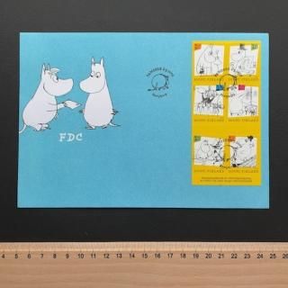 3872 外国切手 フィンランド 1992年 ムーミン アニメ 漫画 切手帳 3872