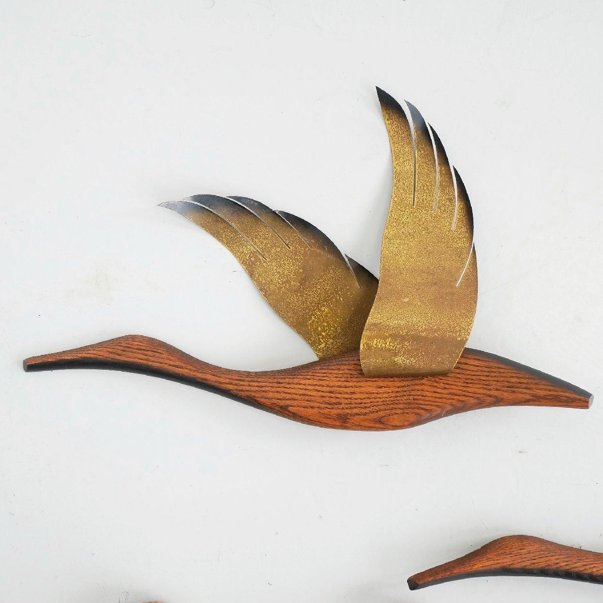 1960's ヴィンテージ ウォールデコ フライングバード 壁飾り ミッド