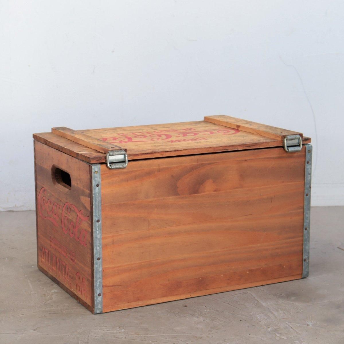 コカコーラ 25周年 木箱 レトロ ヴィンテージ アンティーク 1981年