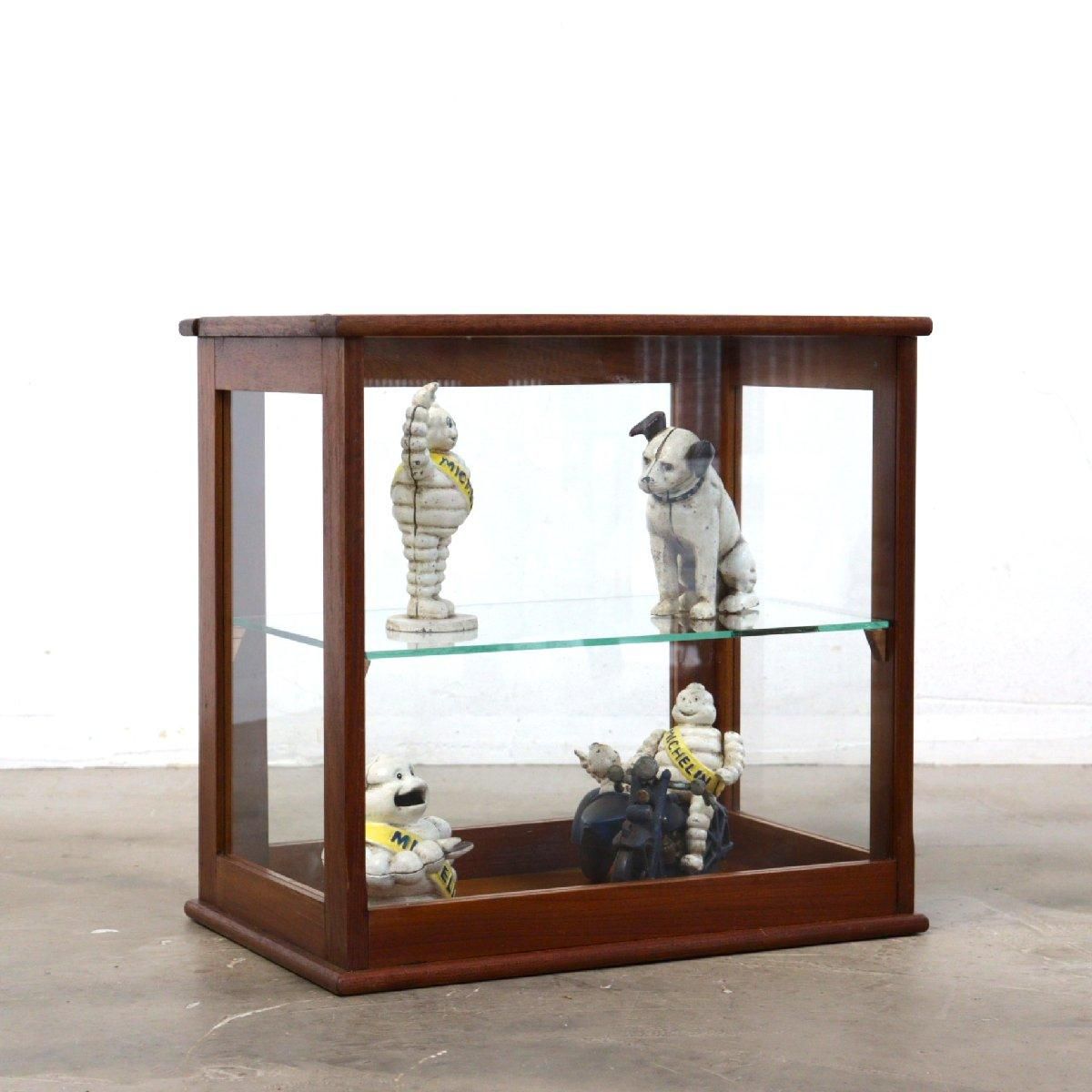 昭和レトロ 卓上 ガラスショーケース アンティーク ガラスショーケース