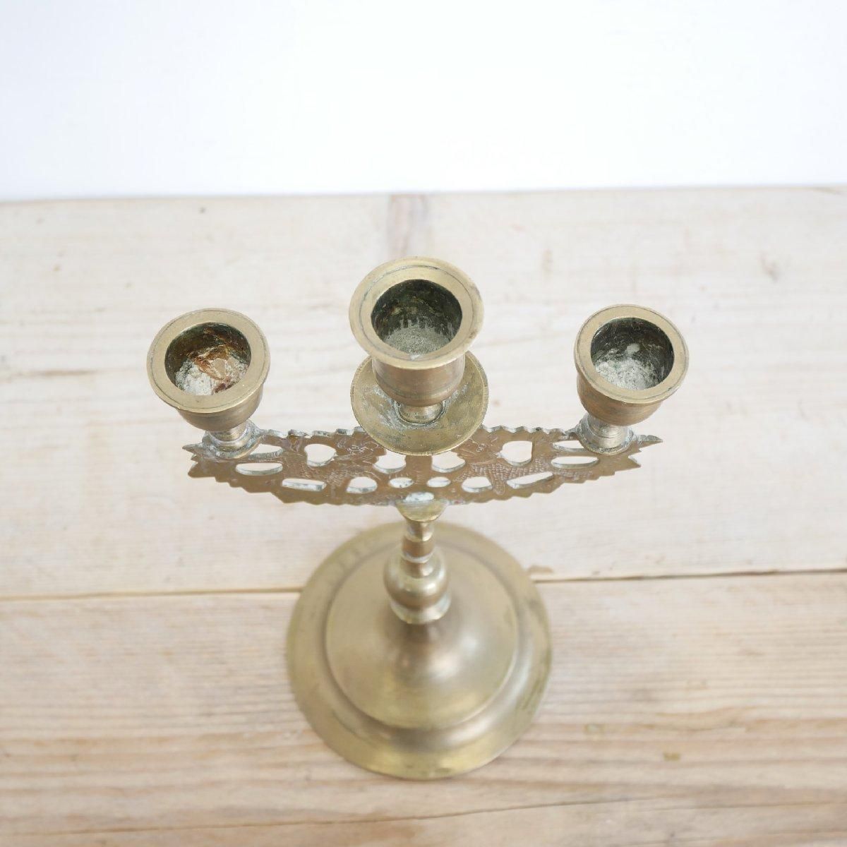 キャンドルホルダー アンティーク 真鍮製 -通販-ローズボール