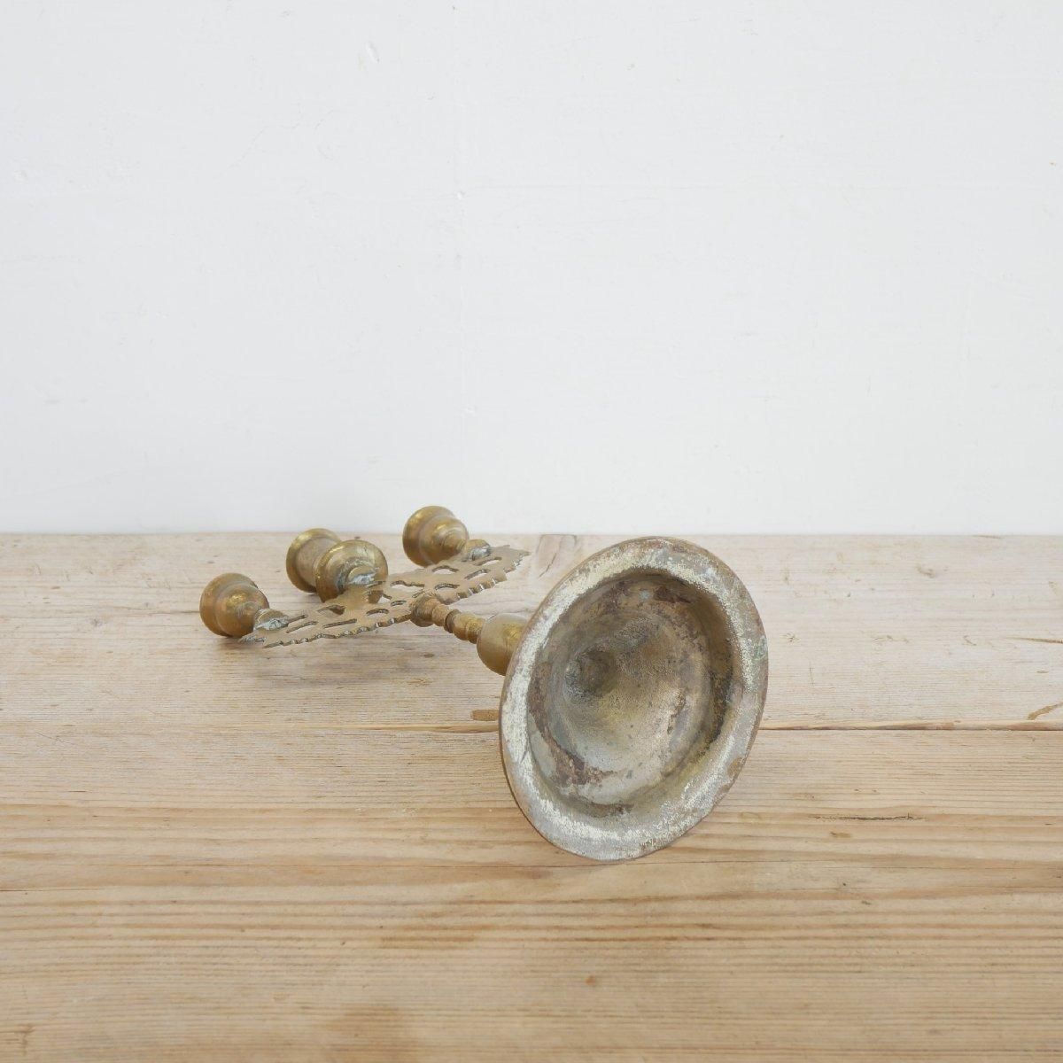 キャンドルホルダー アンティーク 真鍮製 -通販-ローズボール