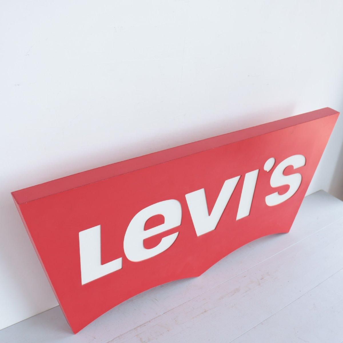 Levi's 木製看板 REDTAB ディスプレイ用