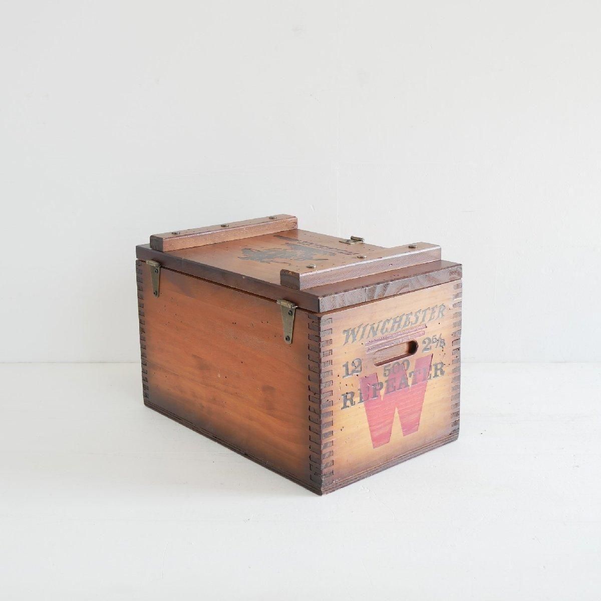蓋付き木箱 ウインチェスター アンモボックス -通販-ローズボール