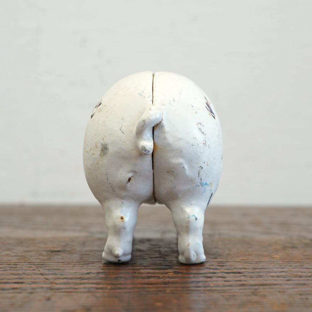 ヴィンテージ ブタ 貯金箱 鋳鉄製 置物 -通販-ローズボールアンティークス