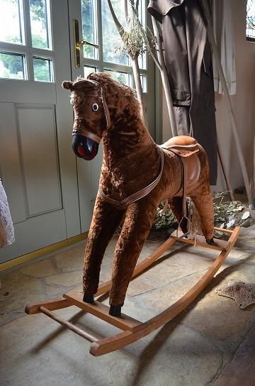 木馬木製ロッキングホース