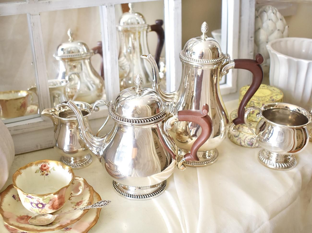 シルバーティーセット バチェラーサイズ シルバーティーセット