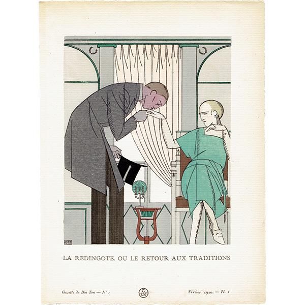 ガゼット・デュ・ボントン La Gazette du bon ton 1920 n°1 pl.2 #004