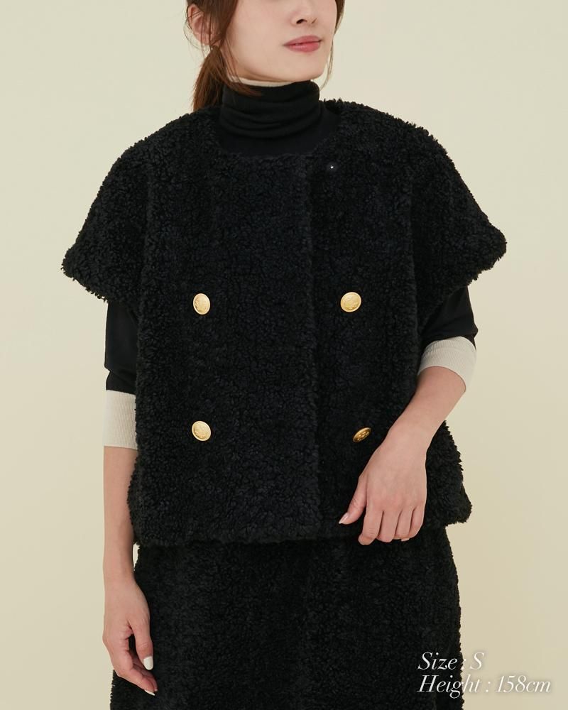 ボアジャケット(ブラック) - seventen