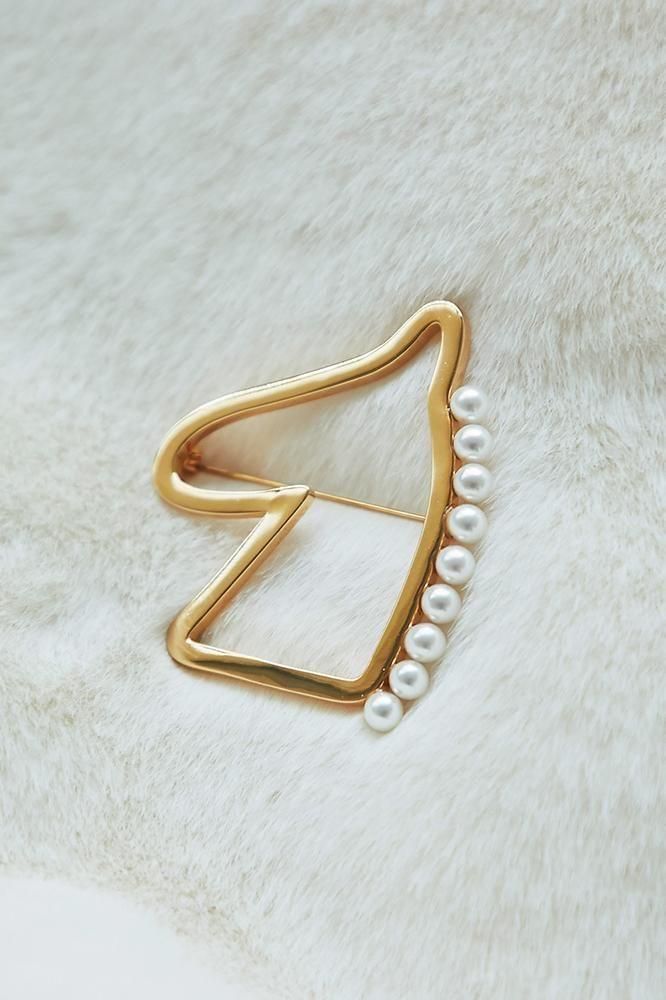 ホースブローチ(ゴールド) - seventen