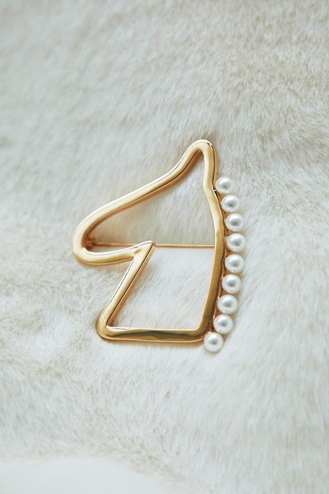 ホースブローチ(ゴールド) - seventen