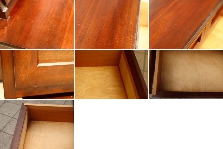 松本民芸家具のT型 ドレッサーのご紹介です。ミズメザクラ無垢材を使用