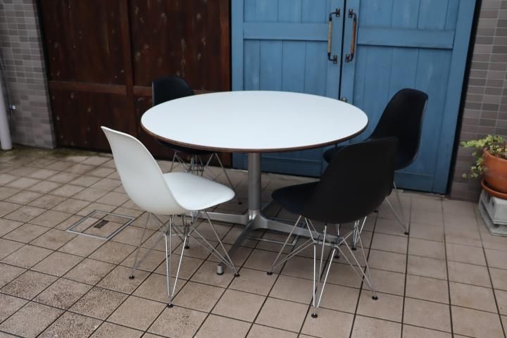 中古】LAUAN TABLE ROUND・04 メラミン D&D LAUAN TABLE ROUND 04