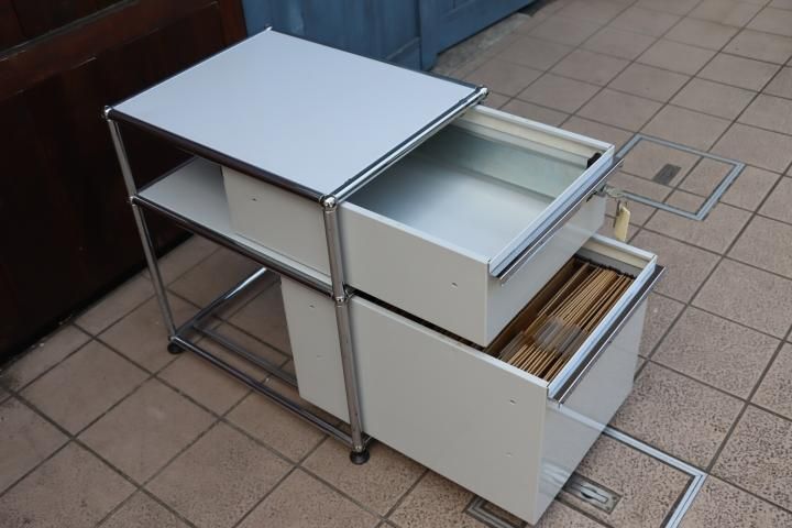 ☆sora☆USMハラー 1列2段 鍵付キャビOP/DD 色：白 ☆sora様専用