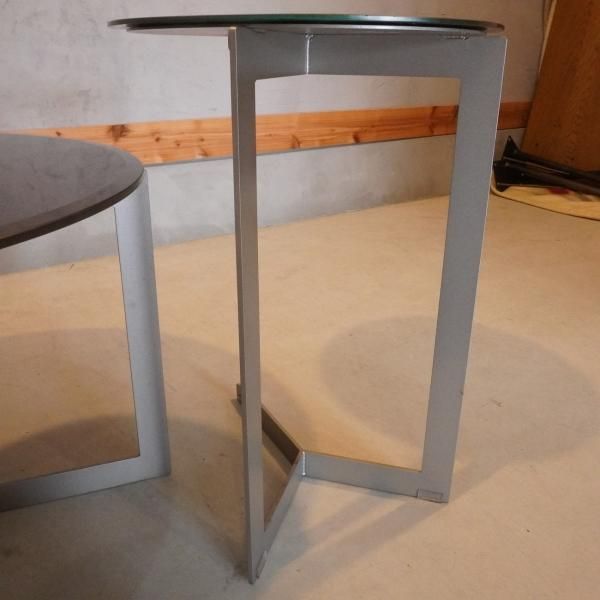 パウモナ Pamouna リビングテーブル TU サイドテーブル 鏡面仕上げ円