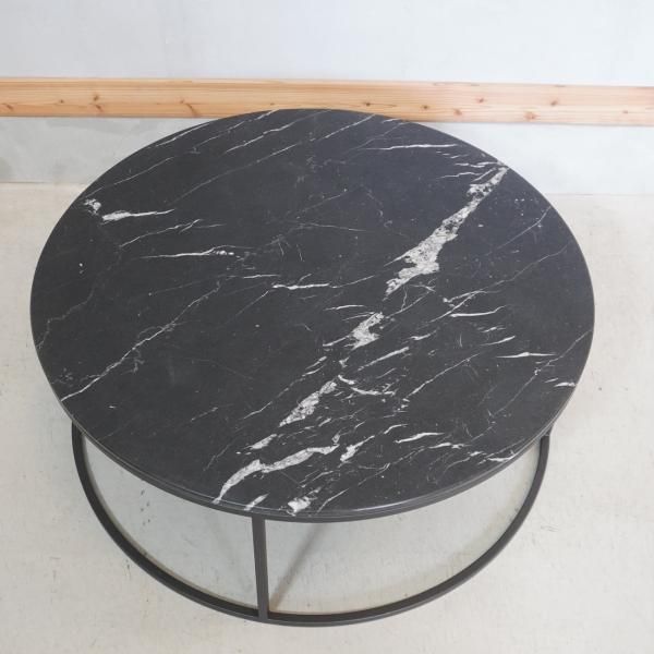 IDC OTSUKA センターテーブル「リカルド」115 ブラック 大塚家具 ロー