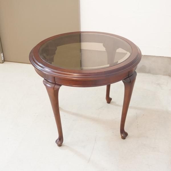 MARUNI マルニ木工 ベルサイユシリーズ サイドテーブル 花台 猫脚 電話台